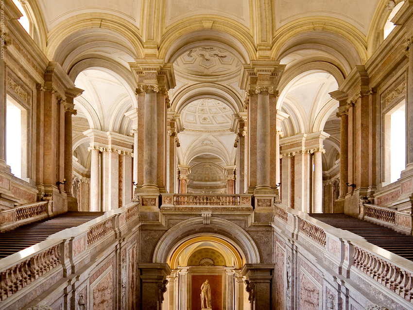 Palazzo Reale (Reggia), Caserta. Luigi e Carlo Vanvitelli, 1752-1780