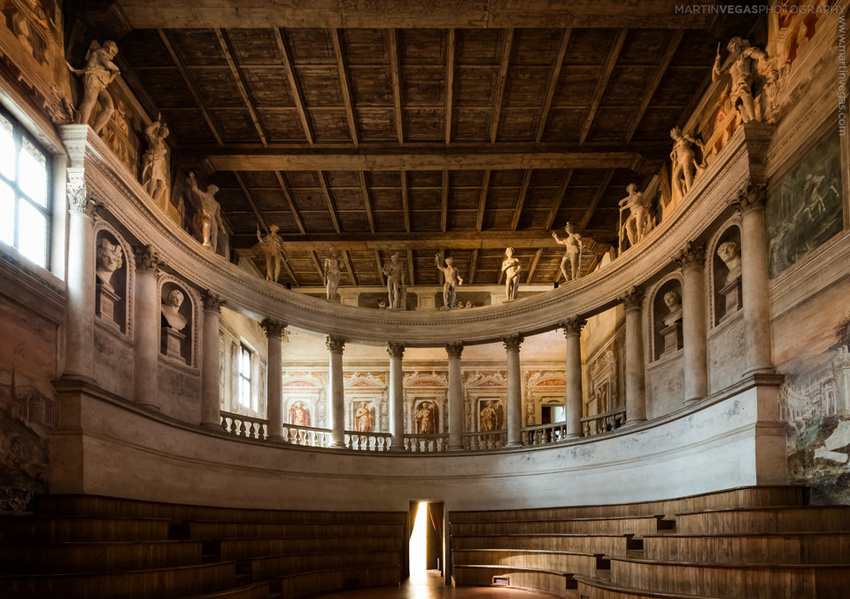 Teatro all'Antica, Sabbioneta (MN). Arch: Vincenzo Scamozzi, 1590